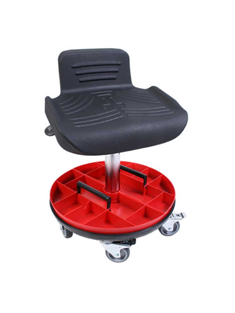 WS 4225 - DREHHOCKER MIT FUßABLAGEFÄCHERN