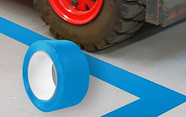 Markierungsband in blau und selbstklebend