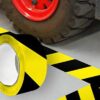 Markierungsband in schwarz-gelb und selbstklebend