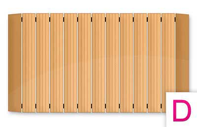 Holzlaufrost Version D