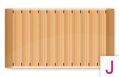 Holzlaufrost Version J